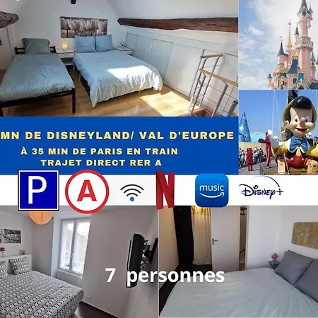 Maison Cosy 15 Min Disneyland/val D'europe - Paris Daire